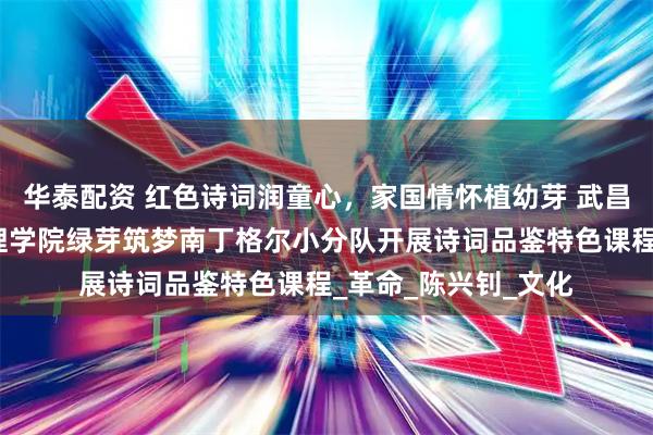 华泰配资 红色诗词润童心，家国情怀植幼芽 武昌理工学院健康与护理学院绿芽筑梦南丁格尔小分队开展诗词品鉴特色课程_革命_陈兴钊_文化