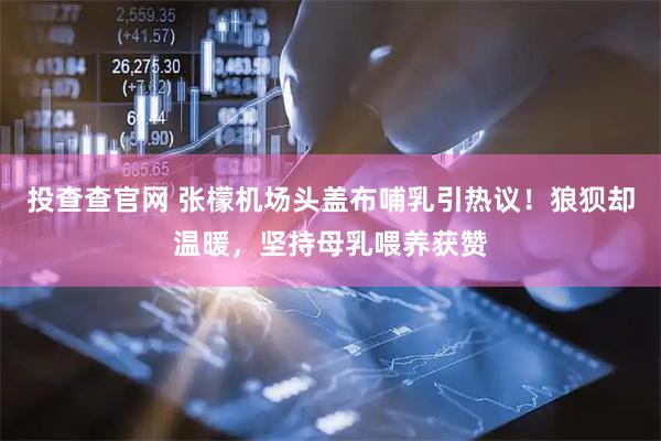 投查查官网 张檬机场头盖布哺乳引热议！狼狈却温暖，坚持母乳喂养获赞